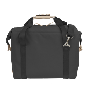 Large Cooler - Charcoal Coated Canvas Front Angle in Color 'Charcoal Coated Canvas'