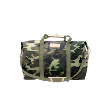 Load image into Gallery viewer, Weekender - Classic Camo Coated Canvas Front Angle in Color &#39;Classic Camo Coated Canvas&#39;
