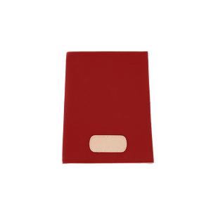 Executive Folder - Red Coated Canvas Front Angle in Color 'Red Coated Canvas'