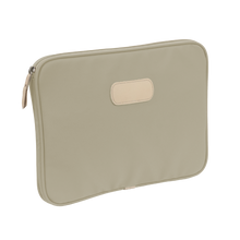 Load image into Gallery viewer, 13&quot; Computer Case - Tan Coated Canvas Front Angle in Color &#39;Tan Coated Canvas&#39;
