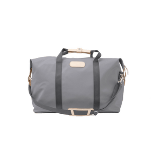 Weekender - Slate Coated Canvas Front Angle in Color 'Slate Coated Canvas'