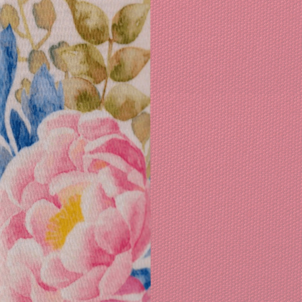 Pink Canvas with Peony Webbing