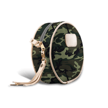 Load image into Gallery viewer, Luna - Classic Camo Coated Canvas Front Angle in Color &#39;Classic Camo Coated Canvas&#39;
