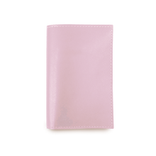 Load image into Gallery viewer, Passport Cover - Blush Leather Front Angle in Color &#39;Blush Leather&#39;
