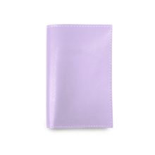 Load image into Gallery viewer, Passport Cover - Iris Leather Front Angle in Color &#39;Iris Leather&#39;  
