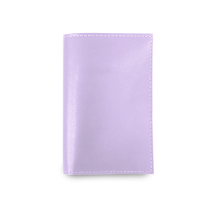 Passport Cover - Iris Leather Front Angle in Color 'Iris Leather'  