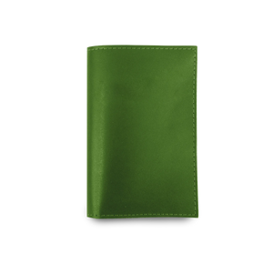 Passport Cover - Shamrock Leather Front Angle in Color 'Shamrock Leather'  Edit alt text