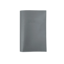 Load image into Gallery viewer, Passport Cover - Steel Leather Front Angle in Color &#39;Steel Leather&#39;  Edit alt text
