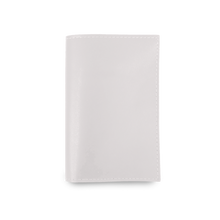 Load image into Gallery viewer, Passport Cover - White Leather Front Angle in Color &#39;White Leather&#39;  
