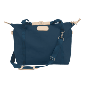 Daytripper - French Blue Coated Canvas Front Angle in Color 'French Blue Coated Canvas'