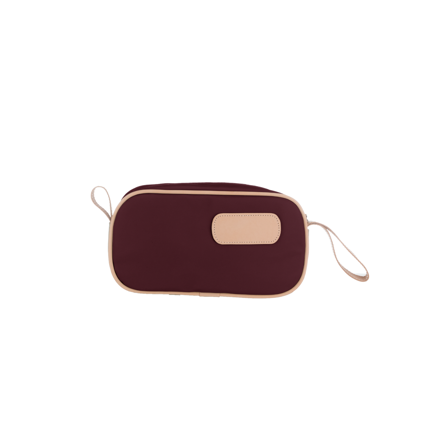 Shave kit front view in Color 'Burgundy Coated Canvas'