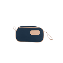 Load image into Gallery viewer, Shave kit front view in Color &#39;Navy Coated Canvas&#39;
