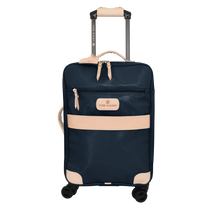 Load image into Gallery viewer, 360 Carryon Wheels front view in Color &#39;Navy Coated Canvas&#39;
