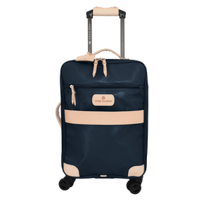 360 Carryon Wheels front view in Color 'Navy Coated Canvas'
