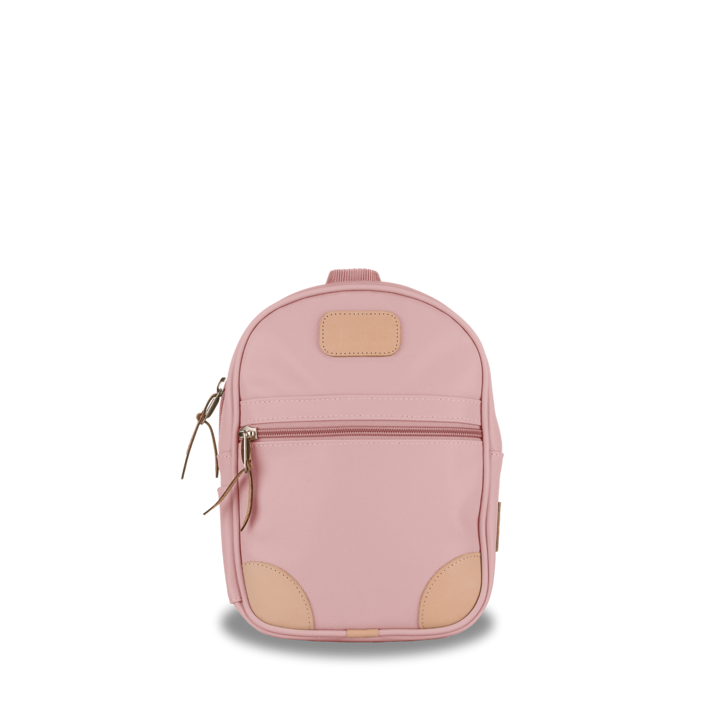 Mini Backpack  Front Angle in Color 'Rose Coated Canvas'