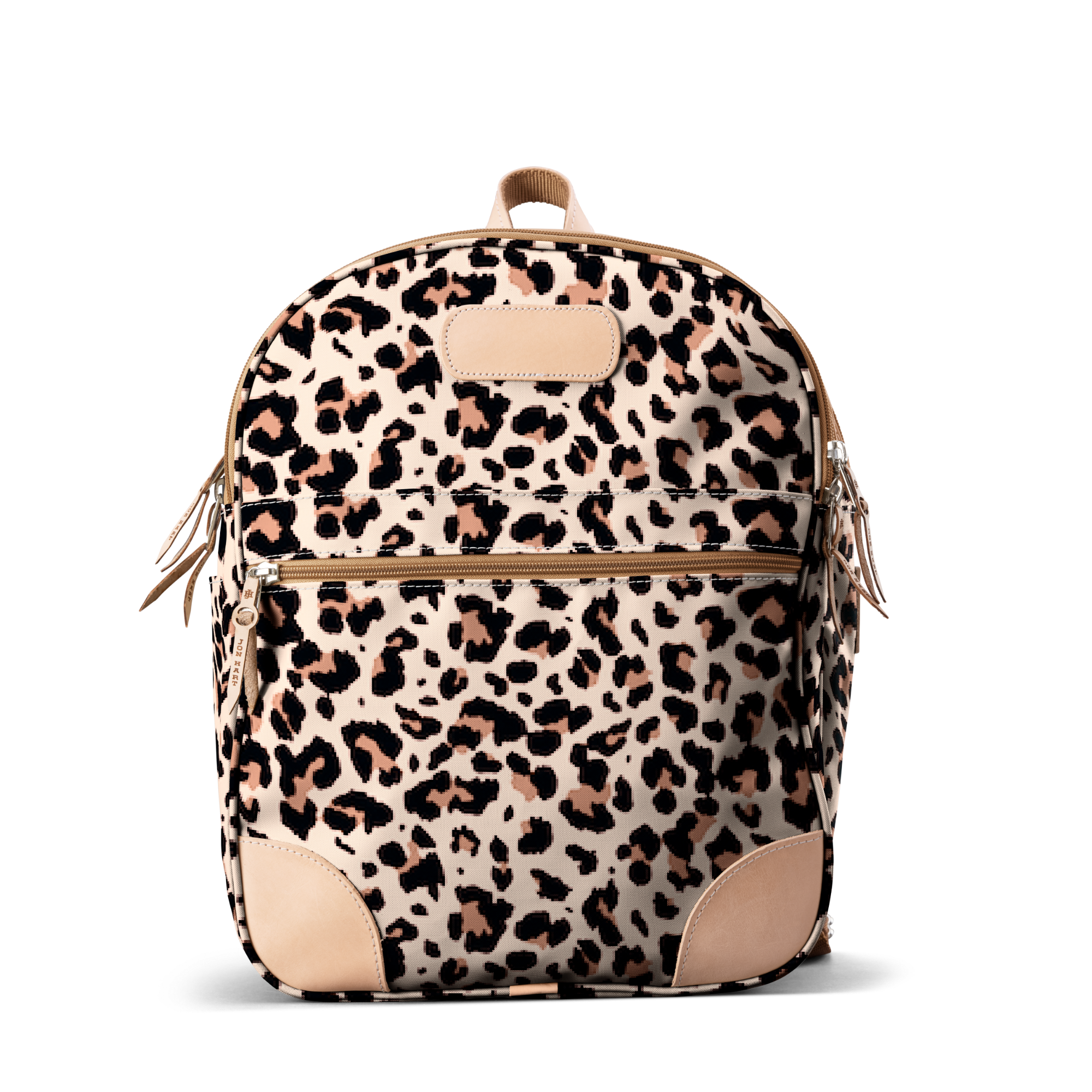 Backpack front view in Color 'Leopard Coated Canvas'