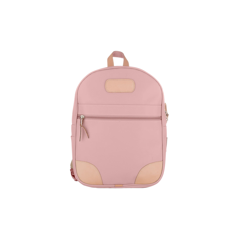 Backpack - Rose Coated Canvas Front Angle in Color 'Rose Coated Canvas'
