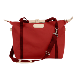Daytripper - Red Coated Canvas Front Angle in Color 'Red Coated Canvas'