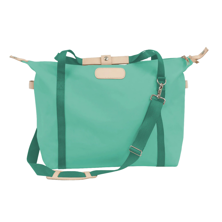 Daytripper - Mint Coated Canvas Front Angle in Color 'Mint Coated Canvas'