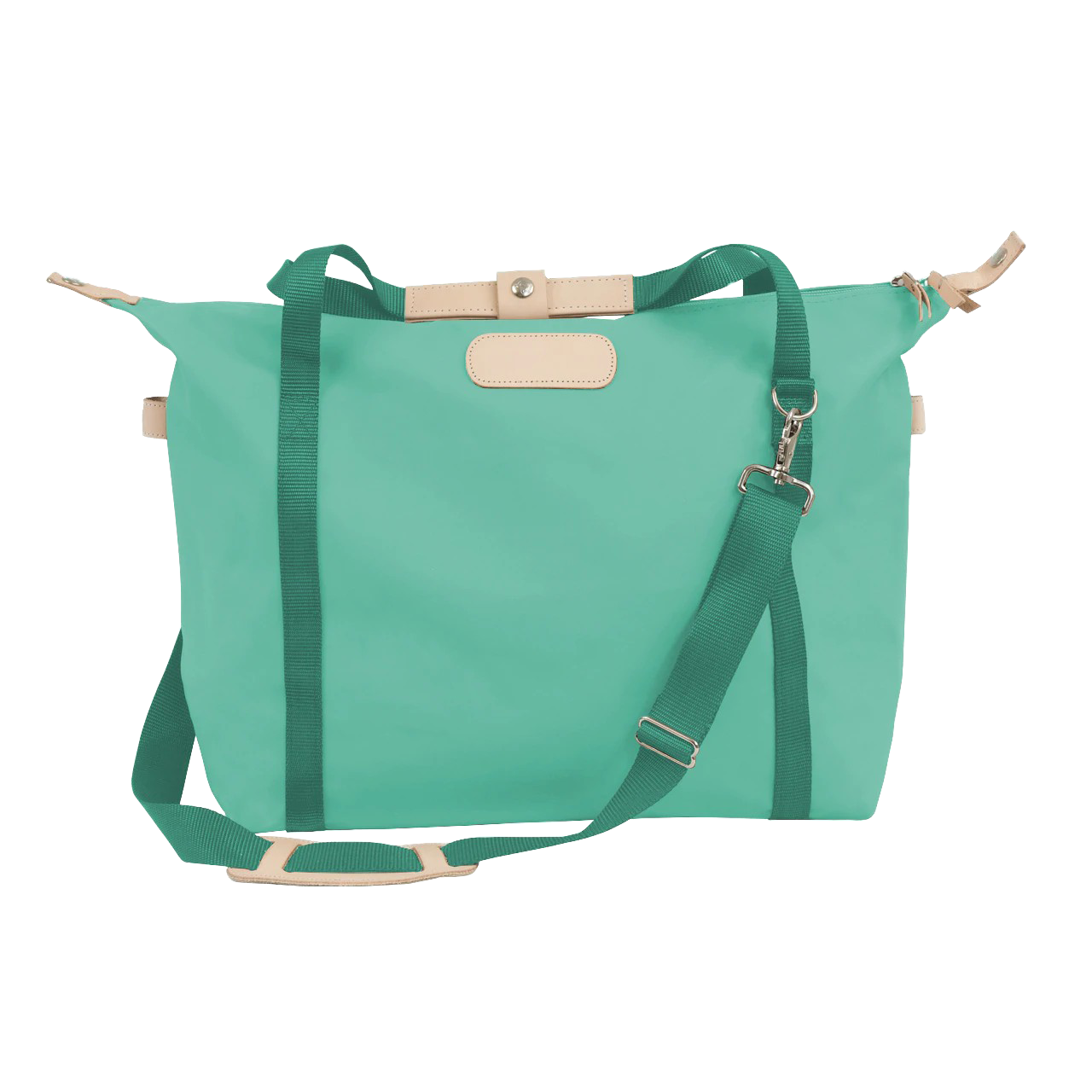 Daytripper - Mint Coated Canvas Front Angle in Color 'Mint Coated Canvas'