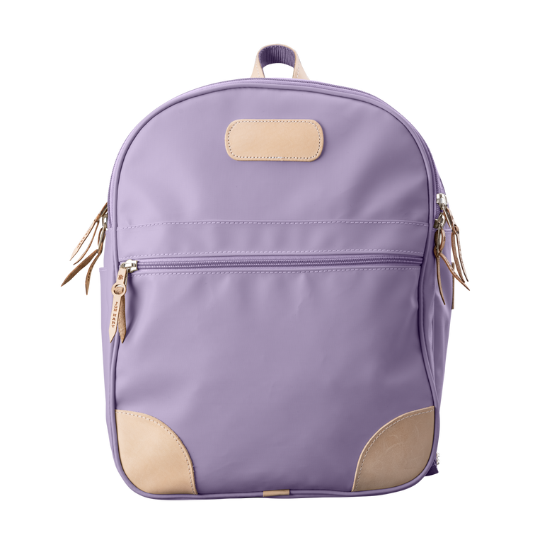 Backpack front view in Color 'Lilac Coated Canvas'
