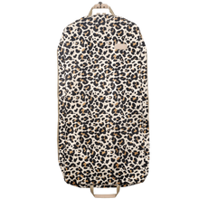 Load image into Gallery viewer, 50&quot; Garment Bag - Leopard Coated Canvas Front Angle in Color &#39;Leopard Coated Canvas&#39;
