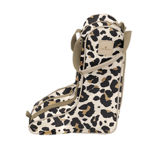 Load image into Gallery viewer, Boot Bag - Leopard Coated Canvas Front Angle in Color &#39;Leopard Coated Canvas&#39;

