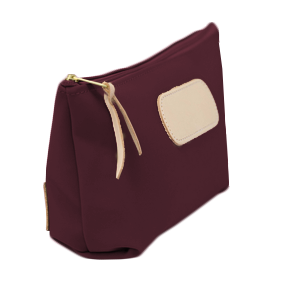 Grande - Burgundy Coated Canvas Front Angle in Color 'Burgundy Coated Canvas'