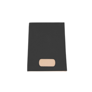 Executive Folder - Charcoal Coated Canvas Front Angle in Color 'Charcoal Coated Canvas'