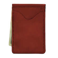 Load image into Gallery viewer, McClip - Wine Leather Front Angle in Color &#39;Wine Leather&#39;
