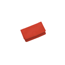 Load image into Gallery viewer, Card Case-  Cherry Leather Front Angle in Color &#39;Cherry Leather&#39;

