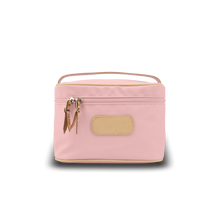 Load image into Gallery viewer, Makeup Case - Rose Coated Canvas Front Angle in Color &#39;Rose Coated Canvas&#39;
