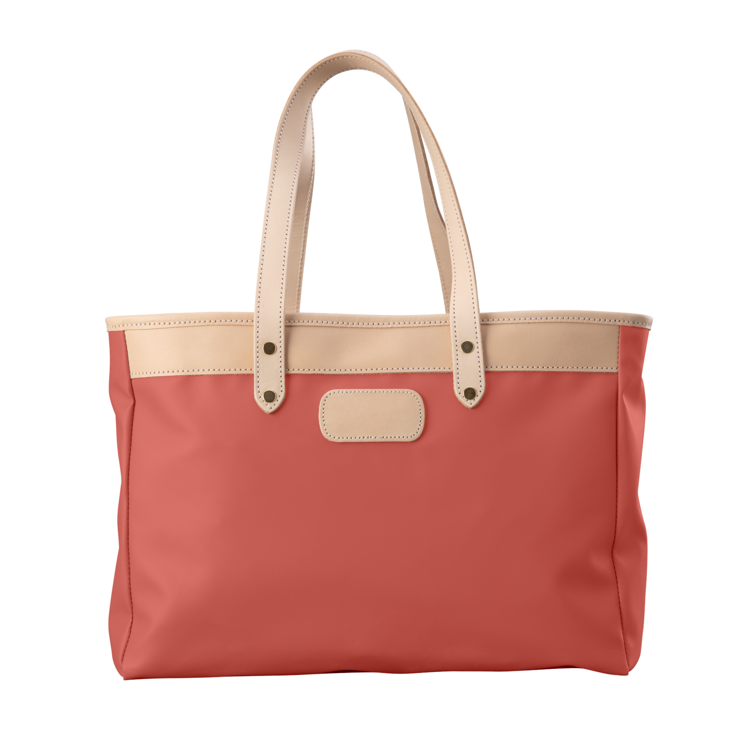 Bebita - Coral Coated Canvas Front Angle in Color 'Coral Coated Canvas'