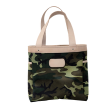 Load image into Gallery viewer, Left Bank - Classic Camo Coated Canvas Front Angle in Color &#39;Classic Camo Coated Canvas&#39;
