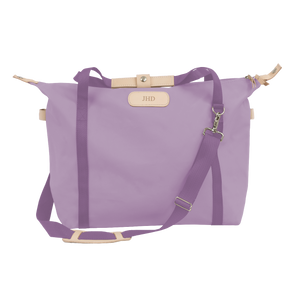Daytripper - Lilac Coated Canvas Front Angle in Color 'Lilac Coated Canvas'