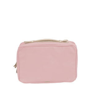 Large Travel Kit Side Angle in Color 'Rose Coated Canvas'