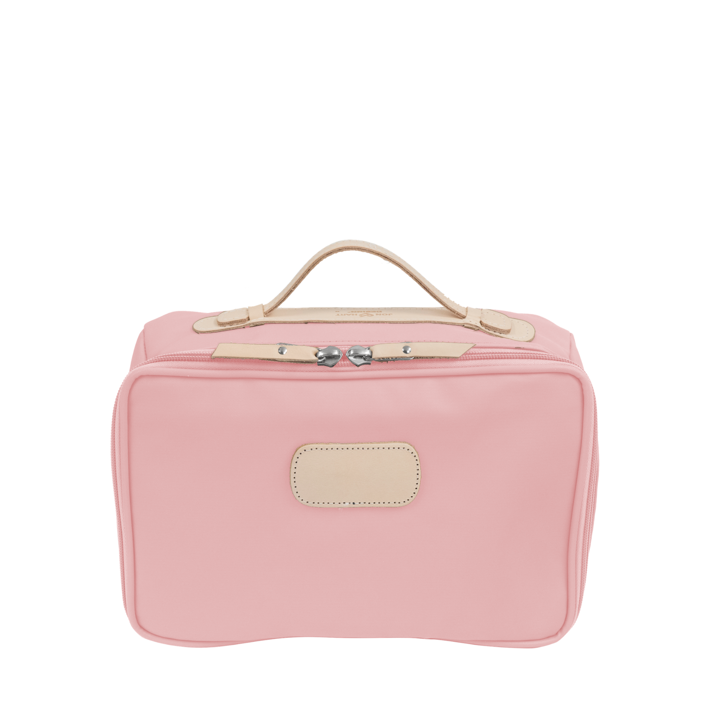 Large Travel Kit Front Angle in Color 'Rose Coated Canvas'