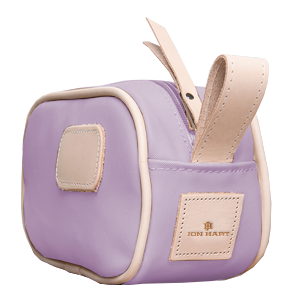 Junior Shave Kit - Lilac Coated Canvas Front Angle in Color 'Lilac Coated Canvas'