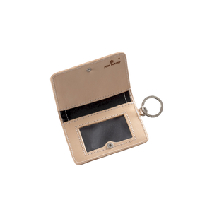 ID Wallet - Classic Camo Coated Canvas Front Angle in Color 'Classic Camo Coated Canvas'