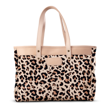 Load image into Gallery viewer, Bebita - Leopard Coated Canvas Front Angle in Color &#39;Leopard Coated Canvas&#39;
