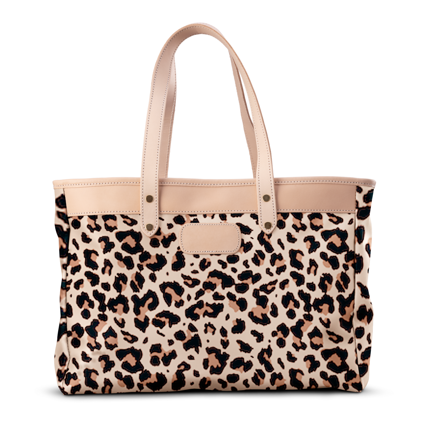 Bebita - Leopard Coated Canvas Front Angle in Color 'Leopard Coated Canvas'