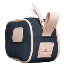 Load image into Gallery viewer, Junior Shave Kit - Navy Coated Canvas Front Angle in Color &#39;Navy Coated Canvas&#39;
