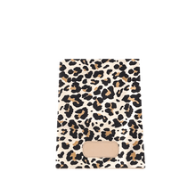 Load image into Gallery viewer, Executive Folder - Leopard Coated Canvas Front Angle in Color &#39;Leopard Coated Canvas&#39;
