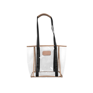 O My Bag Canvas Logo Strap - White & Cognac