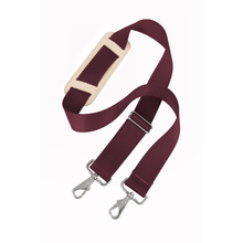 Load image into Gallery viewer, Shoulder Strap - 1.5&quot; Burgundy Webbing Front Angle in Color &#39;1.5&quot; Burgundy Webbing&#39;
