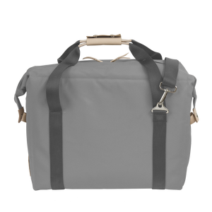 Large Cooler - Slate Coated Canvas Front Angle in Color 'Slate Coated Canvas'