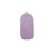 Load image into Gallery viewer, 50&quot; Garment Bag - Lilac Coated Canvas Front Angle in Color &#39;Lilac Coated Canvas&#39;
