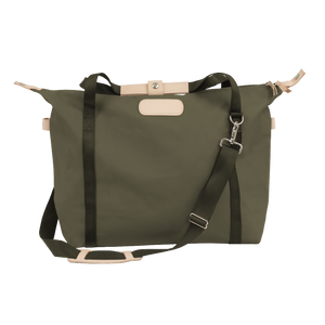 Daytripper - Moss Coated Canvas Front Angle in Color 'Moss Coated Canvas'