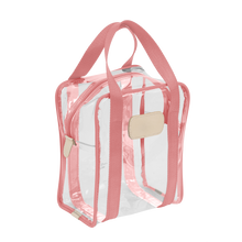 Load image into Gallery viewer, Clear Shag Bag - Rose Webbing Front Angle in Color &#39;Rose Webbing&#39;
