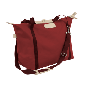 Daytripper - Red Coated Canvas Front Angle in Color 'Red Coated Canvas'